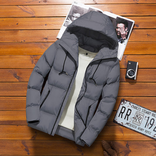 Chaqueta Acolchada Corta para Hombre con Relleno Térmico - Image 2