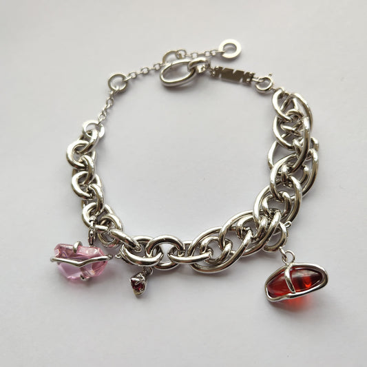 Pulsera Modular Flor de Durazno - Diseño Reorganizable - Image 2