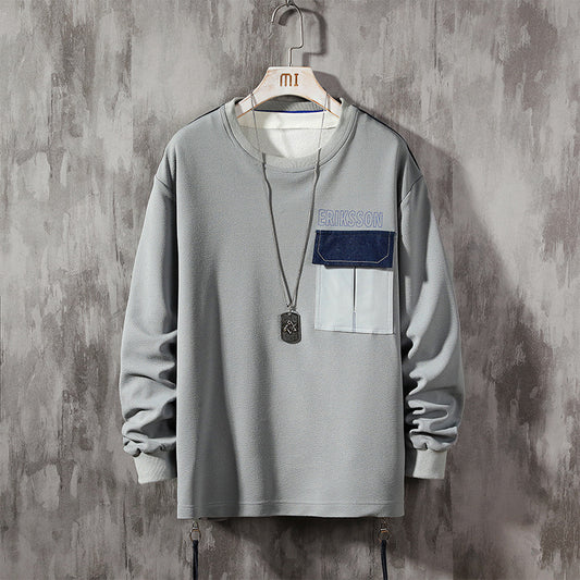 Suéter Casual Estampado para Hombre Cuello Redondo Manga Larga - Image 2
