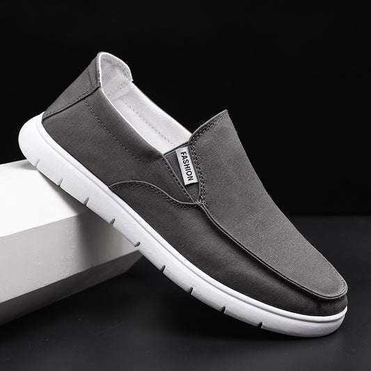 Zapatos de Lona Respirable con Talón Plano Lazy Pedal - Image 2