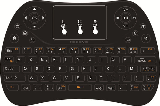Teclado Táctil Compacto con Retroiluminación RGB de 7 Colores - Image 2
