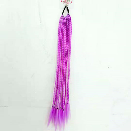 Coleta Trenzada Efecto Sucio con Diadema - Image 2