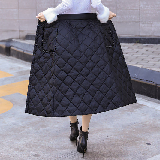 Falda Midi de Algodón Pima con Relleno Térmico - Image 2