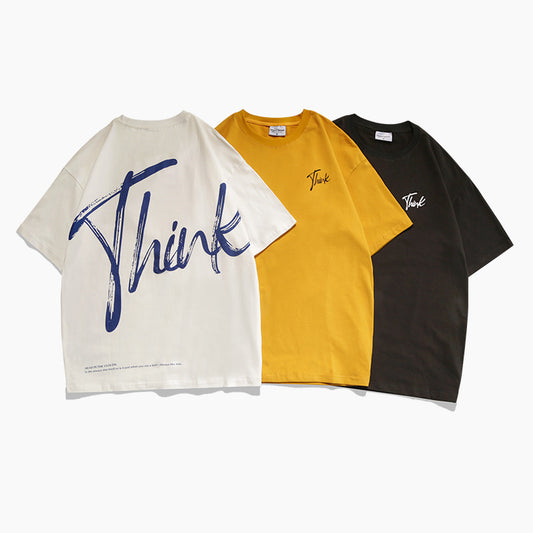 Camiseta Blanca Suelta Casual para Hombre - Versátil y Cómoda - Image 2