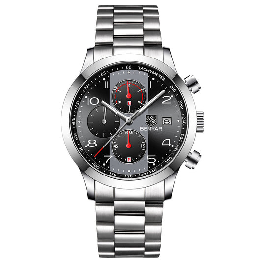 Reloj Empresarial Impermeable para Hombre con Calendario - Image 2