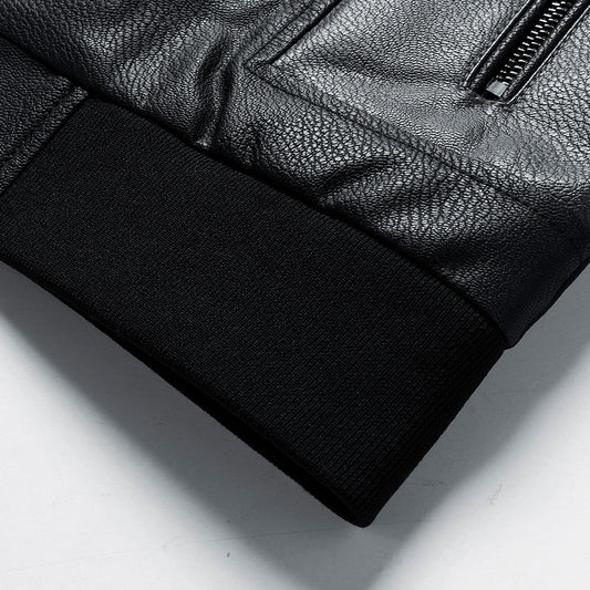 Abrigo de Piel Sintética para Hombre Joven - Chaqueta Otoño Invierno - Image 2