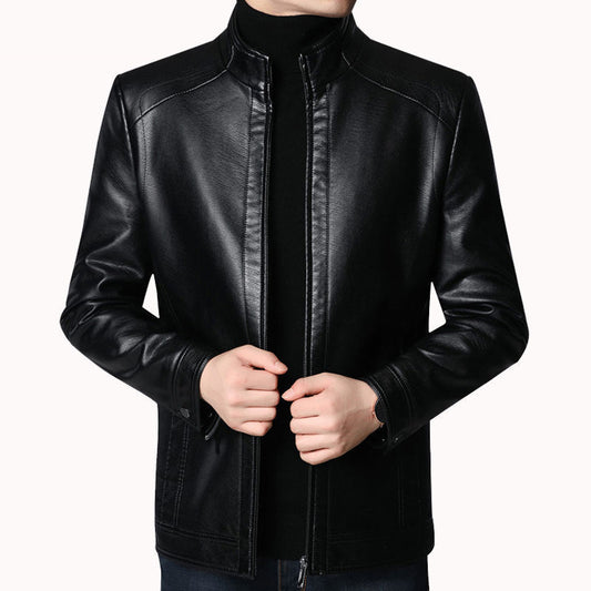 Chaquetas de Cuero Premium para Hombres Maduros - Image 2