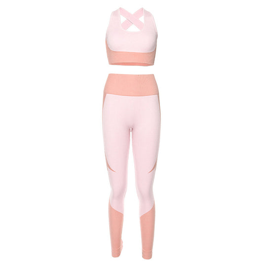 Conjunto de Yoga Ajustado sin Costuras - Image 2