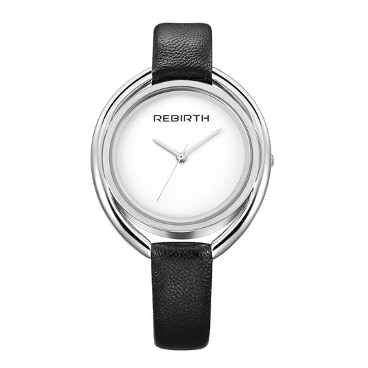 Reloj de Pulsera para Mujer con Doble Carcasa y Correa de Agua - Image 2