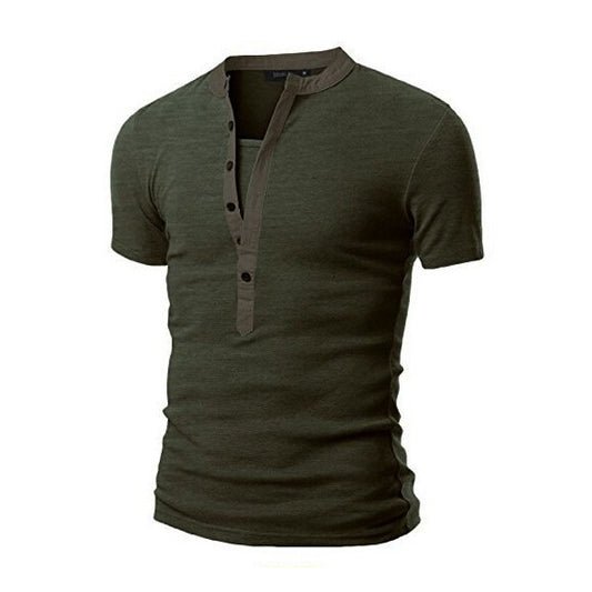 Camiseta Slim Fit con Costuras en Cuello para Hombre - Image 2