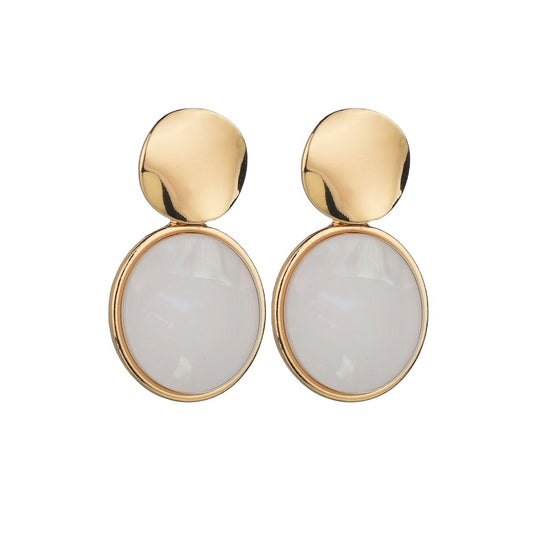 Aretes Lentejuelas Acrílico Estilo Retro - Diseño Importado - Image 2