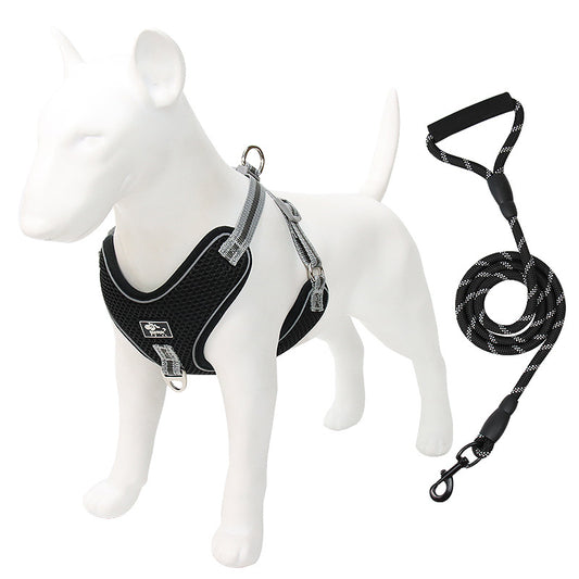 Arnés de Pecho para Perro con Correa de Tracción - Image 2