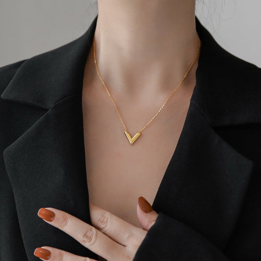 Collar de Clavícula Retro con Letras Personalizadas - Diseño Exclusivo Tendencia Ins - Image 2