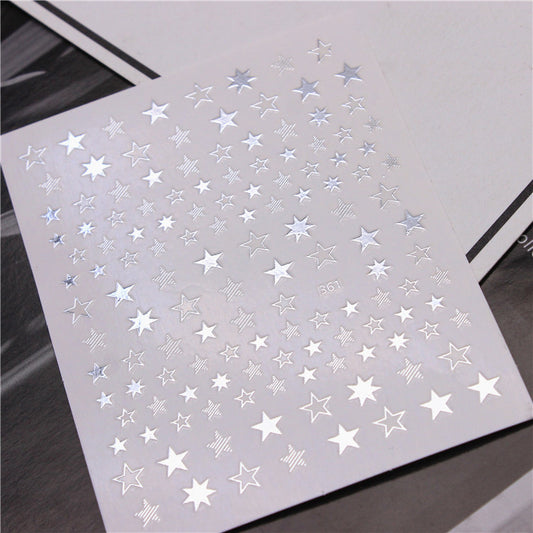 Stickers de Uñas Hueca Estrella - Diseño Moderno y Elegante - Image 2