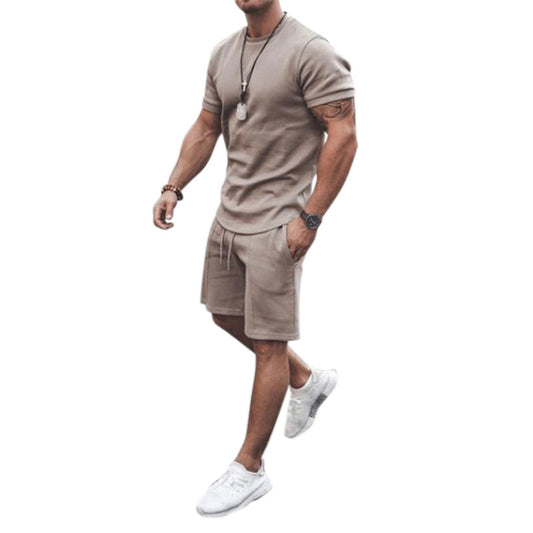 Conjunto Elegante de Dos Piezas con Manga Corta - Image 2