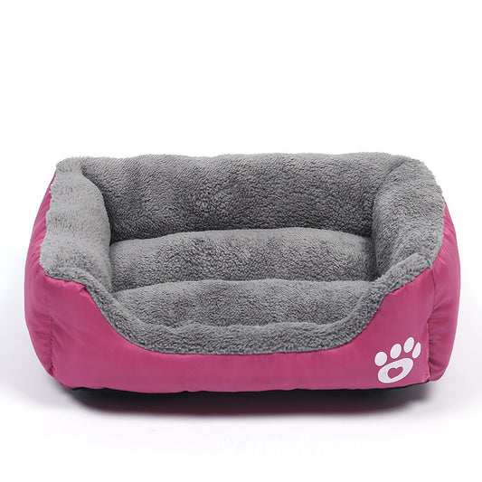 Cama Ortopédica para Perros Cuatro Estaciones - Colchoneta Acolchada Multicolor - Image 2