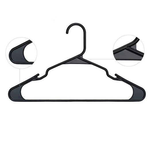 Perchas de Plástico con Ganchos Laterales - Organizador de Ropa y Pantalones - Image 2