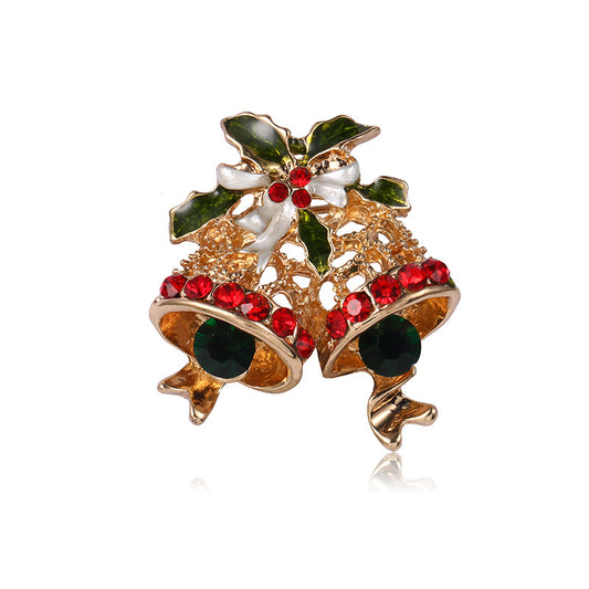 Broche Navideño Papá Noel Retro - Accesorio Metálico para Ropa y Complementos - Image 2