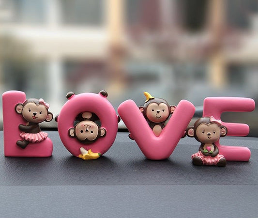 Adorables Monos Colgantes para Parejas - Adornos Decorativos - Image 2
