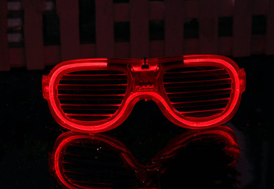 Gafas LED Luminosas de Fiesta - Lentes de Obturador Brillante Morado para Adultos y Niños - Image 2