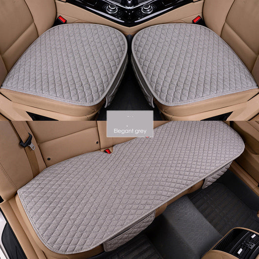 Cojines Universales para Asiento de Auto en Lino - Antideslizantes Cuatro Estaciones - Image 2
