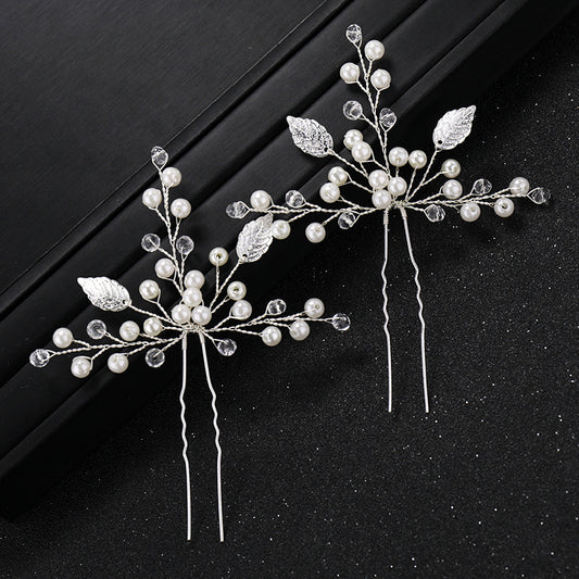 Prendedor de Novia con Perlas y Strass - Accesorio Elegante para el Cabello - Image 2