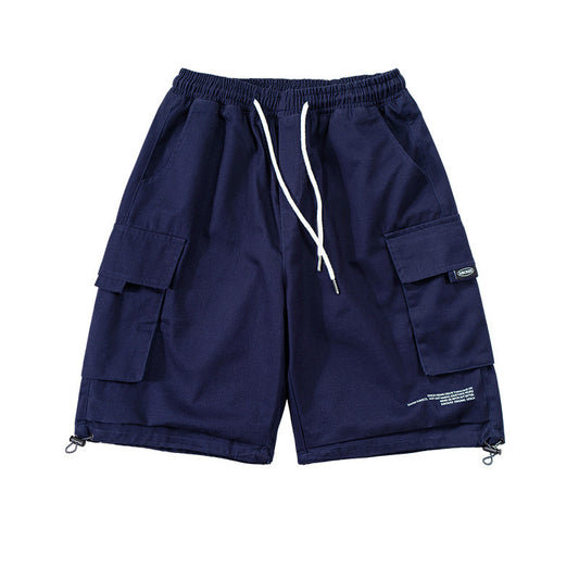 Pantalones Cortos Overol Sueltos Casual de Cinco Bolsillos - Image 2