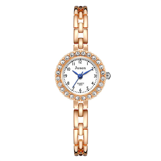 Reloj Digital para Mujer con Pulsera de Acero Fino y Cristales de Diamante - Image 2