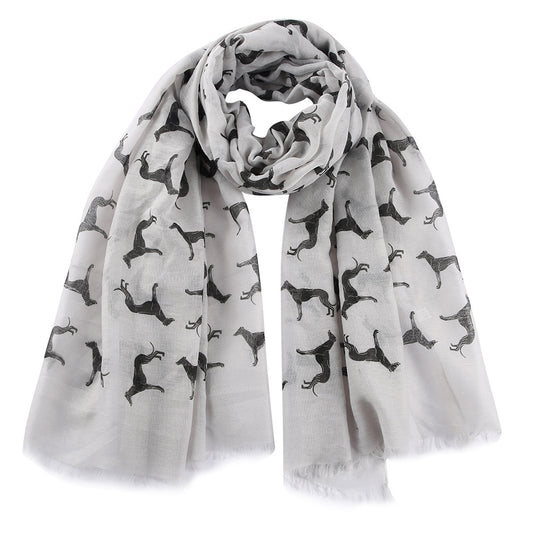 Pañuelo con Estampado de Perro Negro - Image 2
