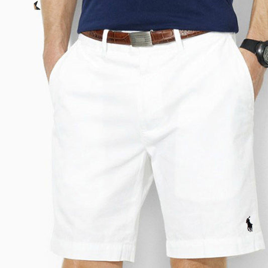 Shorts Polo de Negocios Paul's para Hombre - Blanco Casual Playa - Image 2