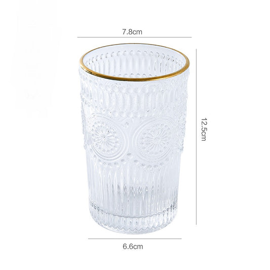 Vaso de Agua Bohemia Phnom Penh con Relieve de Sol - Image 2