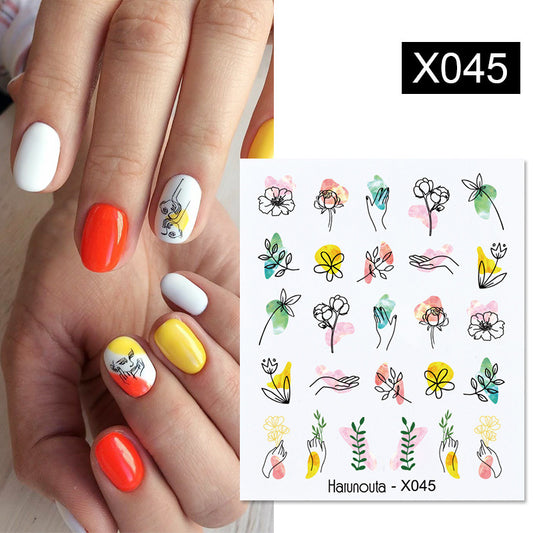 Stickers de Uñas con Diseños de Mariposas, Flores y Animales - Image 2