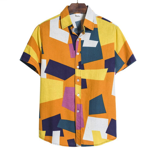 Camisa Estampado Geométrico para Hombre - Image 2