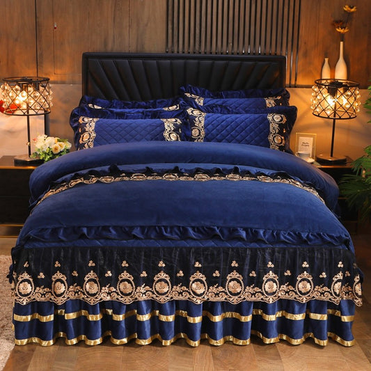 Juego de Cama Completo con Volante Decorativo y Fundas de Almohada - Image 2
