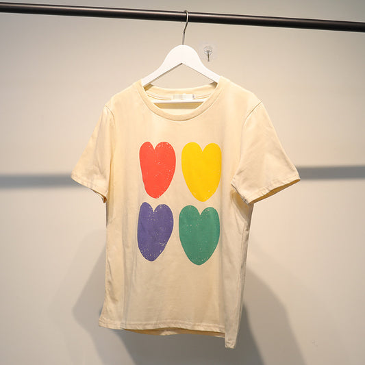Camiseta Retro Love Cuello Redondo Manga Corta - Image 2