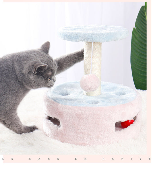 Árbol Rascador Multifuncional para Gatos - Plataforma de Salto y Escalada - Image 2