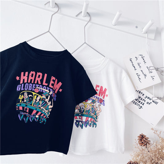 Camiseta Estampada Suelta para Niño - Diseño Casual Versátil de Verano - Image 2