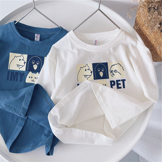 Camiseta Infantil para Niño con Estampado de Letras - Image 2