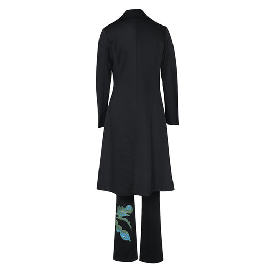 Gabardina Larga Estampada para Mujer - Abrigo de Moda Otoño Invierno - Image 2