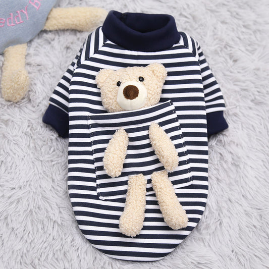 Suéter Adorable para Mascotas Pequeñas - Diseño Osito Teddy - Image 2