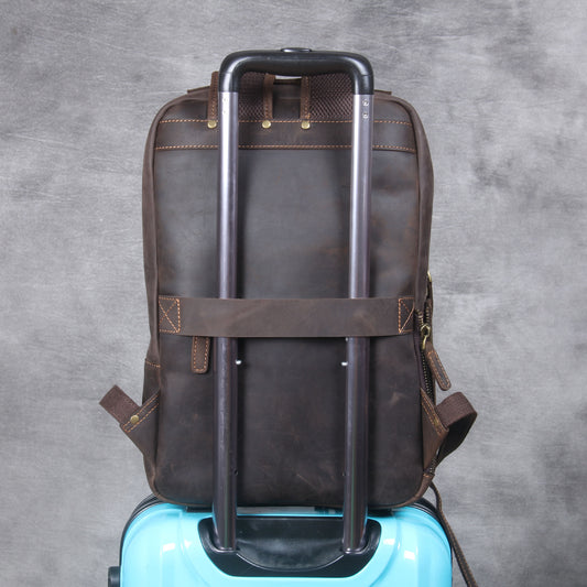 Mochila Vintage Cuero Crazy Horse - Image 2