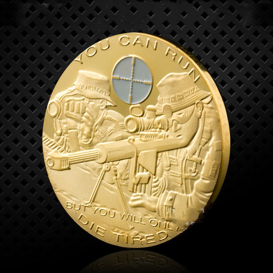 Moneda Conmemorativa Bañada en Oro - Insignia Coleccionable Premium - Image 2