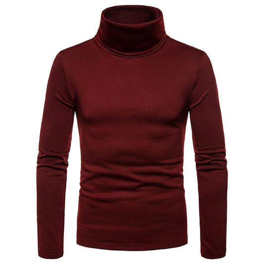 Camiseta Térmica Cuello Alto Manga Larga para Hombre Talla Grande - Image 2