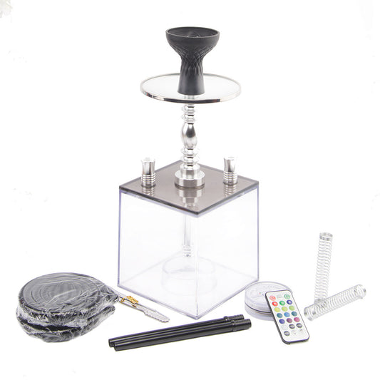 Cachimba Acrílica Cubo Árabe Set Completo - Image 2