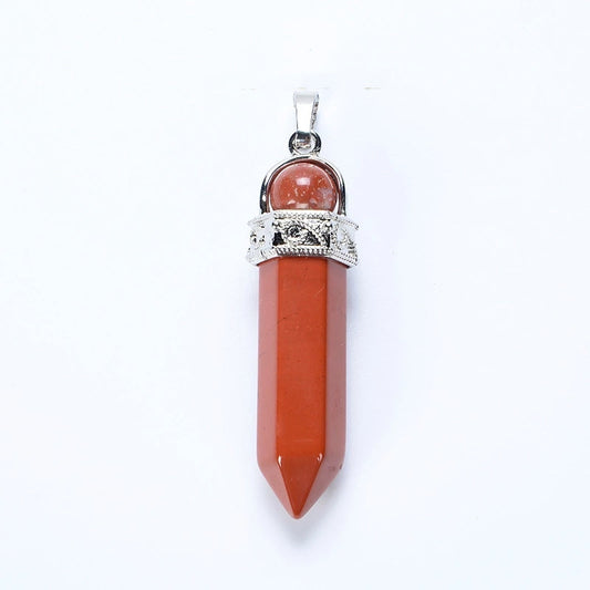 Colgante de Amatista Natural - Joya Mineral Reiki Punto Bruto Unisex - Image 2