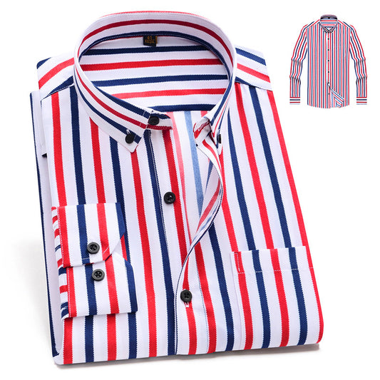 Camisa de Rayas Verticales Casual Ejecutiva para Hombre - Image 2