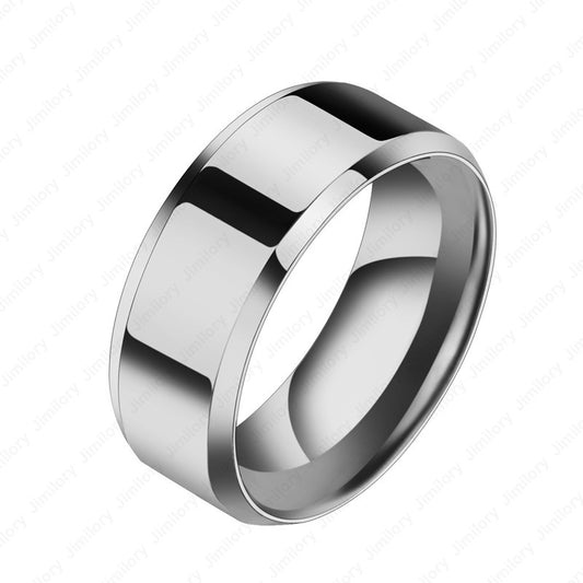 Anillos de Pareja en Acero Inoxidable - Diseño Único para Él y Ella - Image 2