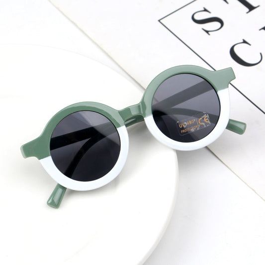 Gafas de Sol Infantiles Estampado Leopardo con Parches Redondas - Image 2