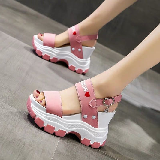Sandalias de Cuña con Plataforma para Mujer - Tacón de 10cm - Image 2