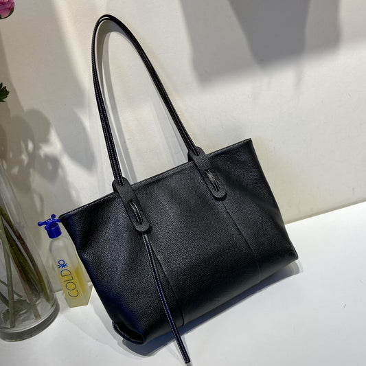 Bolso Tote de Cuero Suave - Bolsa Portátil Grande para Mujer - Image 2